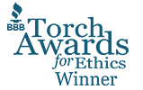 BBB Torch Winner for Ethics Victory Auto Service & Glass